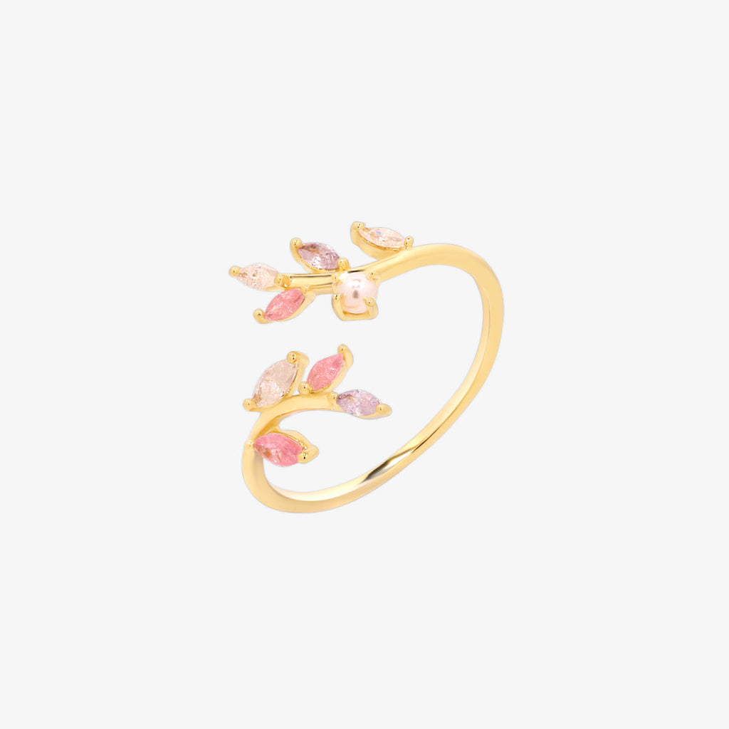 Pearl vine ring